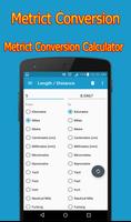 Metric Conversion Calculator تصوير الشاشة 1