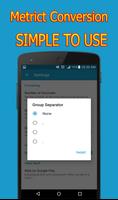 Metric Conversion Calculator اسکرین شاٹ 2