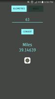 Kilometer Mile Converter الملصق