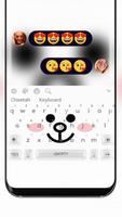 Cony love Brown keyboard Affiche