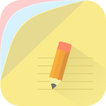 Bloco de notas de cor
