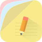 Bloco de notas de cor ícone