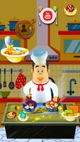 3D Cooking Man Theme plakat