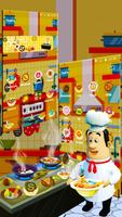 3D Cooking Man Theme capture d'écran 1