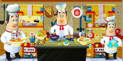 Tema 3D Memasak Manusia screenshot 3