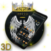 3D King Wing Tattoo Theme APK