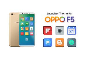 Launcher Theme for Oppo F5 Affiche