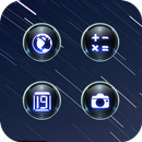 Cool Acrylic Translucent Technology Icon Pack APK