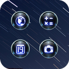 Cool Acrylic Translucent Technology Icon Pack icône