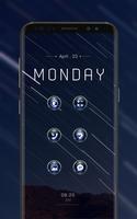 Cool Acrylic Translucent Technology Icon Pack Affiche