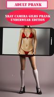 X Ray Girl Camera cloth Prank Poster