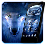 Black Cool Wolf  King Theme