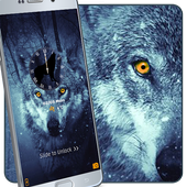 Ghost wolf king lock theme icon