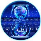 Thème de clavier sablé Typany Blue Cool icône