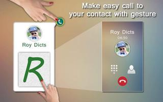 Easy Gesture Contact Dialer : Fastest Way to Dial screenshot 3