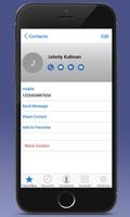 برنامه‌نما iContact OS10 Style & Dialer عکس از صفحه