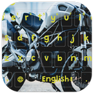 cool motorcycle keyboard theme icon