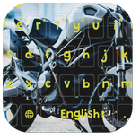 cool motorcycle keyboard theme