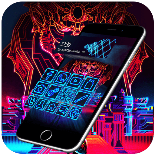 Neon Cool Tech Theme