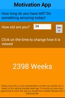 Motivation App, how long left? screenshot 3