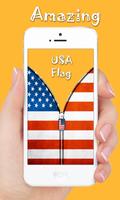 USA Flag screen Zipper lock screenshot 3