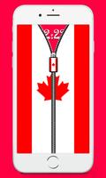 Canada Flag Screen lock โปสเตอร์