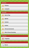 Learn african percussion-poster