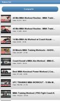 MMA training system screenshot 2