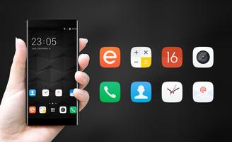 Theme for Coolpad Note 5 Lite Cool Black Wallpaper screenshot 3