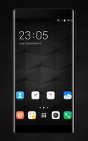Theme for Coolpad Note 5 Lite Cool Black Wallpaper poster
