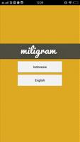 Miligram الملصق