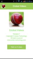 Cricket videos اسکرین شاٹ 3