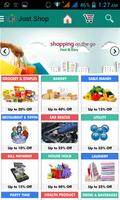 Poster Just Shop - Online Grocery