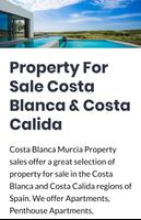 Costa Blanca Property capture d'écran 1