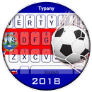 2018 Tema Keyboard Sepak Bola Kosta Rika APK