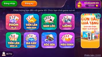 پوستر X9 - Game Danh bai doi thuong