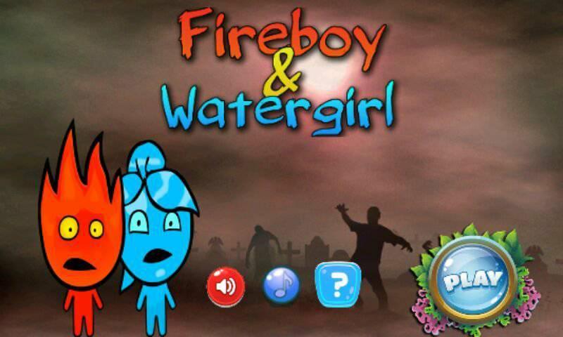 FireBoy and Ice Girl Dush with zombie imagem de tela 3.
