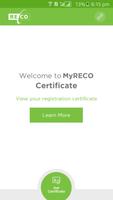Poster MyReco Certificate