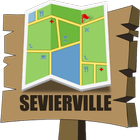 Sevierville Map icône