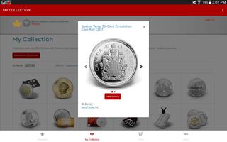 برنامه‌نما Royal Canadian Mint عکس از صفحه