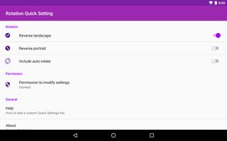 Rotation Quick Setting screenshot 2