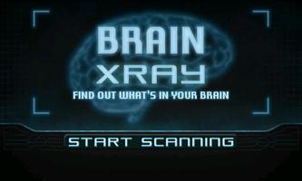 Brain Xray Scanner Plakat