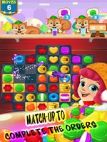 Candy POP Juice Jam - Match 3 puzzle Game FREE captura de pantalla 3