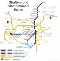 Essen U Bahn Map capture d'écran 1