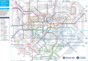 London Rail Map capture d'écran 1