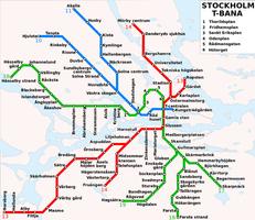 Stockholm Metro Map capture d'écran 1
