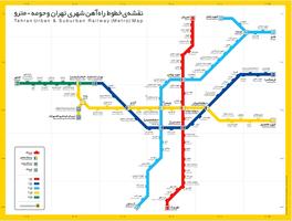 Tehran Subway Map 스크린샷 1
