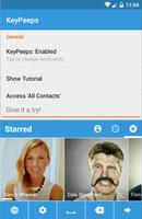 KeyPeeps - Contact Keyboard screenshot 1