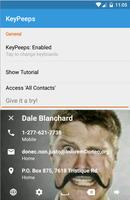 برنامه‌نما KeyPeeps - Contact Keyboard عکس از صفحه