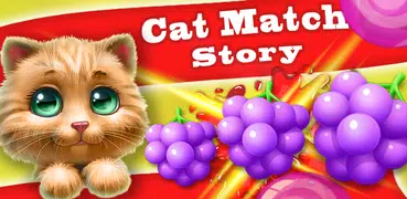 Cat Match Story: Fruit City